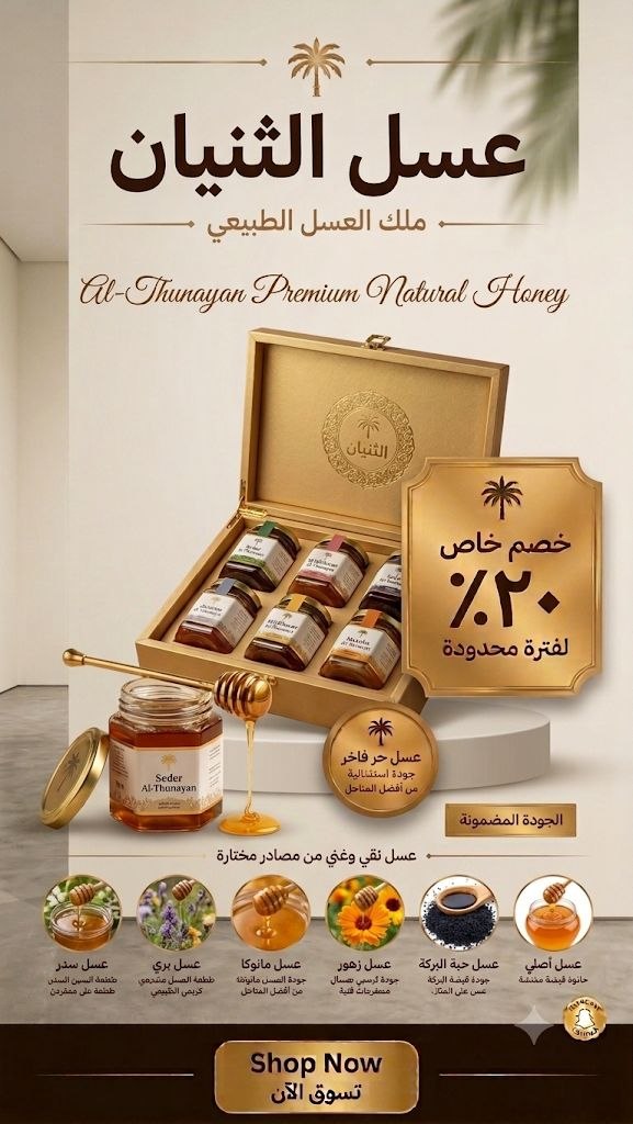عسل السدر الكويتي 500 جم